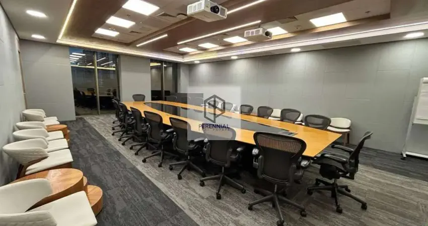 Andar corporativo mobiliado para locação no Itaim bibi/SP - 992 m²