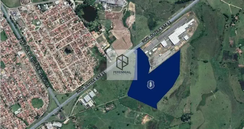 Terreno com 206.300 m2 - rod. Presidente dutra - cruz - lorena - sp