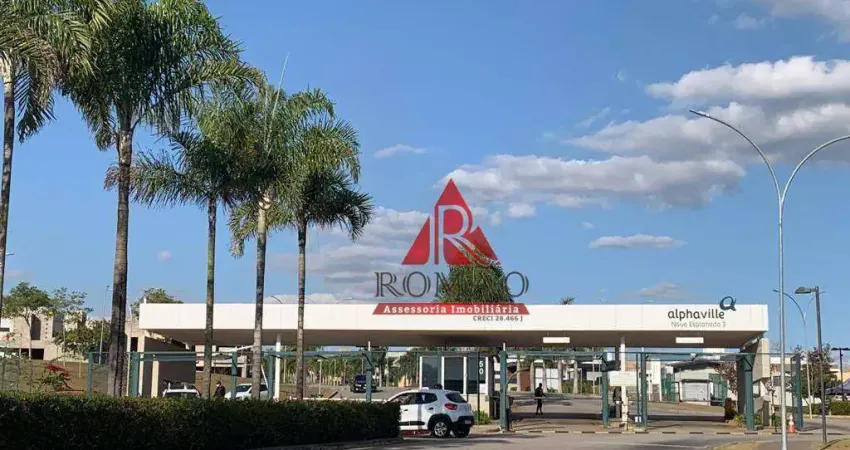 Terreno 472 m² por r$ 730.000 - alphaville nova esplanada iii