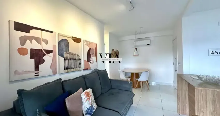 Lindo Apartamento no Condomínio GLASS Alphaville - MOBILIADO