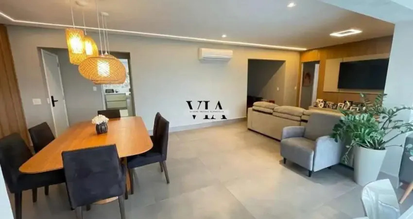 Apartamento moderno no condomínio Alpha Vita - 03 Suítes - 144m²