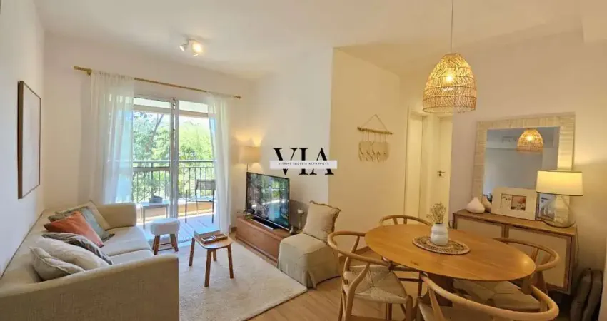 Lindo apartamento de 60m² no condomínio central park - 2 quartos, sendo 01 suíte