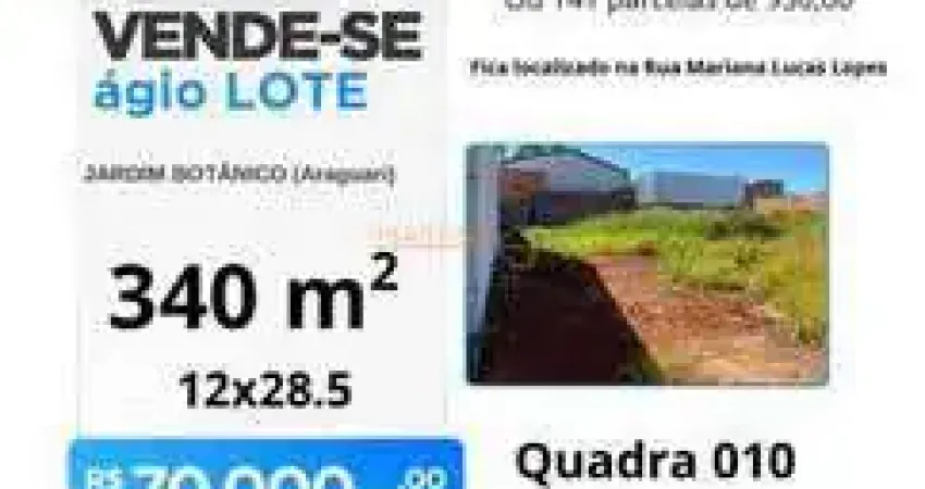 Terreno à venda no Sibipiruna, Araguari