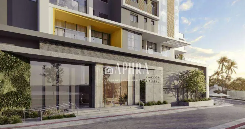 Coral gables, vetter, com 3 suítes. frente mar na praia do quilombo, penha,sc