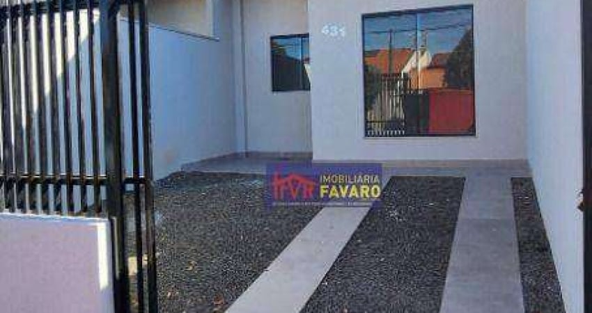 Casa com 3 dormitórios à venda, 85 m² por R$ 296.000,00 - Jardim das Palmeiras - Londrina/PR
