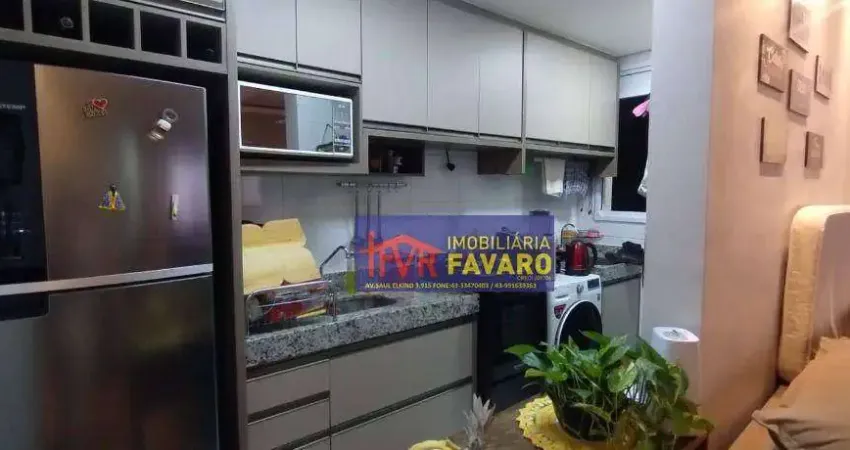 Spazio Lilli, com 2 dormitórios, quinto andar com elevador à venda, 46 m² por R$ 200.000 - Conjunto Farid Libos.