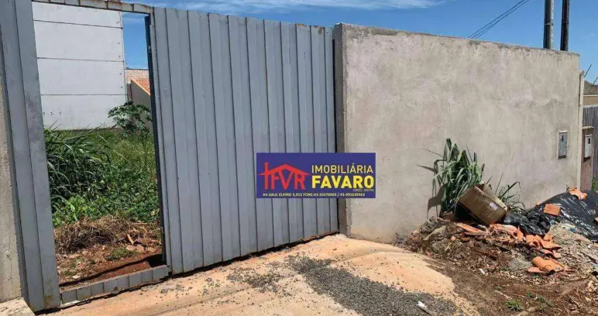 Terreno murado, próximo a avenida Tanganica(PRINCIPAL JD. IMAGAWA E OURO VERDE) , Todo murado, com portão, energia e agua. R$ 1.000,00