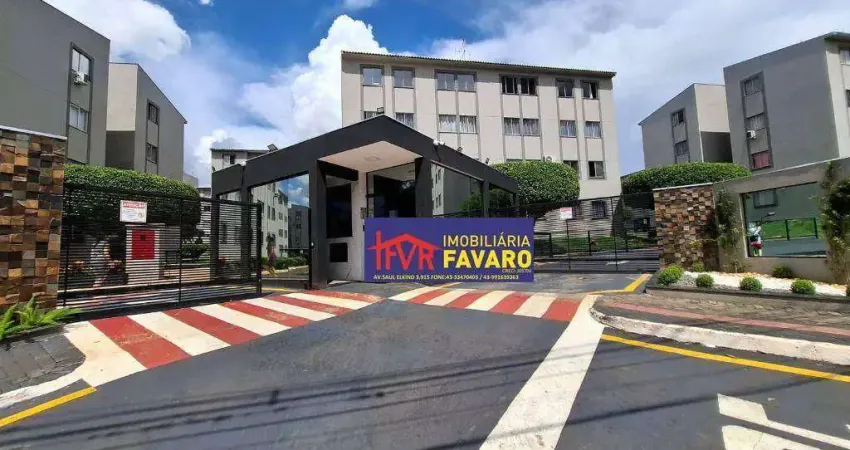 Apartamento com 3 dormitórios à venda, 57 m² por r$ 150.000,00 - jardim santa cruz - londrina/pr