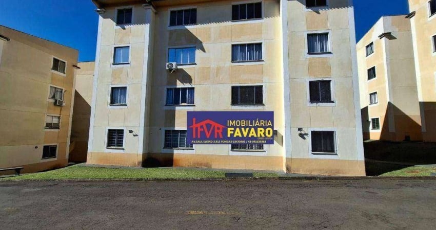 Apartamento com 2 dormitórios para alugar, 46 m² por R$ 900,00/mês - Jardim das Américas - Londrina/PR