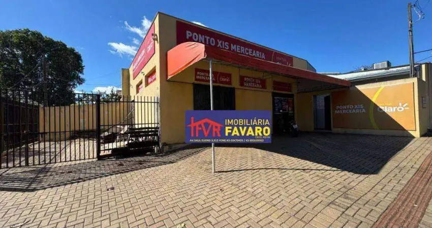 Salão para alugar, 75 m² por r$ 2.900/mês - conjunto vivi xavier - londrina/pr