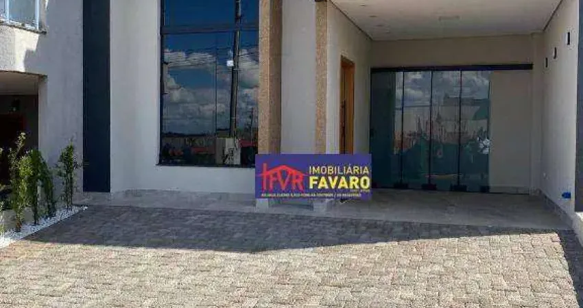 Condominio heimtal park. casa nova, contendo três quartos, sendo uma suíte com closet, sala ampla, wc social, lavabo, cozinha gourmet com churrasqueir