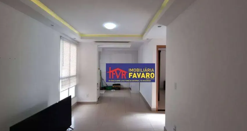 Apartamento com 2 dormitórios para alugar, 42 m² por r$ 1.100,00/mês - jardim maria luiza - londrina/pr