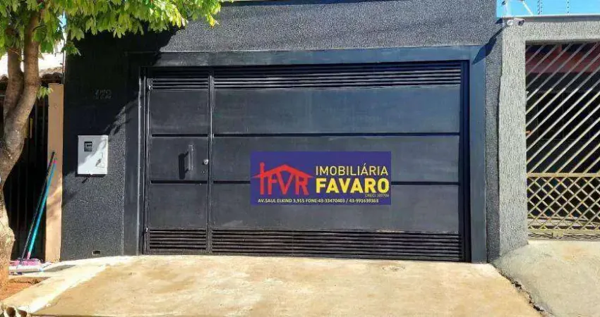 Portal do sol. casa geminada contendo dois quartos, sala, cozinha, wc social, área de serviço, área gourmet com churrasqueira e garagem coberta. piso