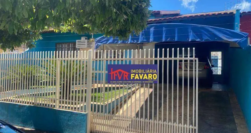 Quadra Norte, Casa mais dependência. A casa: Três quartos, sala, cozinha, wc social, área de serviço coberta, garagem coberta e jardim. R$ 450.000,00