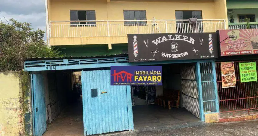 Sobrado grande, ideal para familia grande(sem garagem), 3 quartos, 2 banheiros, 2 salas, cozinha, área de serviço e varandas na frente e fundos.