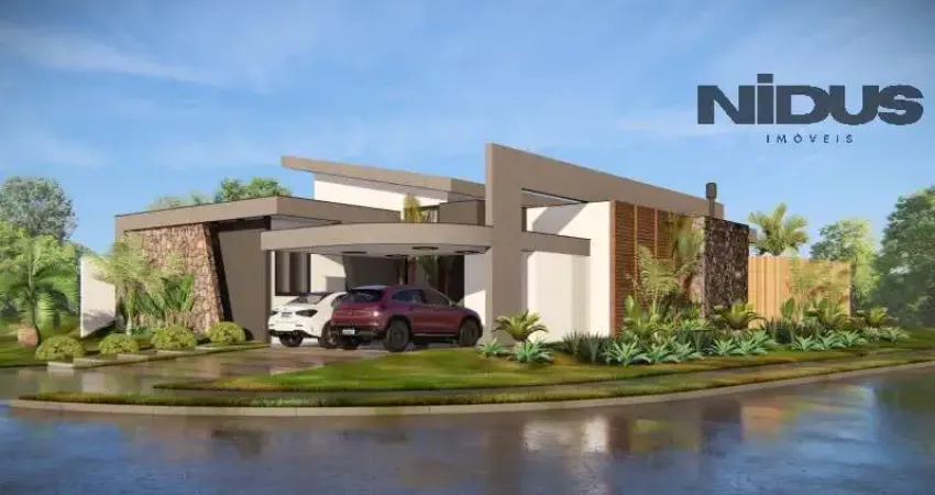 Casa de Luxo à Venda em Alphaville Nova Esplanada 4 em Votorantim-SP: 4 Quartos, 4 Suítes, 2 Salas, 6 Banheiros, 4 Vagas de Garagem!