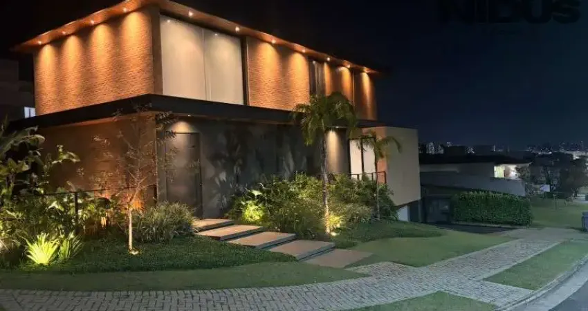 Casa de luxo em condomínio Alphaville Nova Esplanada, Votorantim-SP - 4 quartos, 4 suítes, 3 salas, 5 banheiros, 4 vagas - 344m²