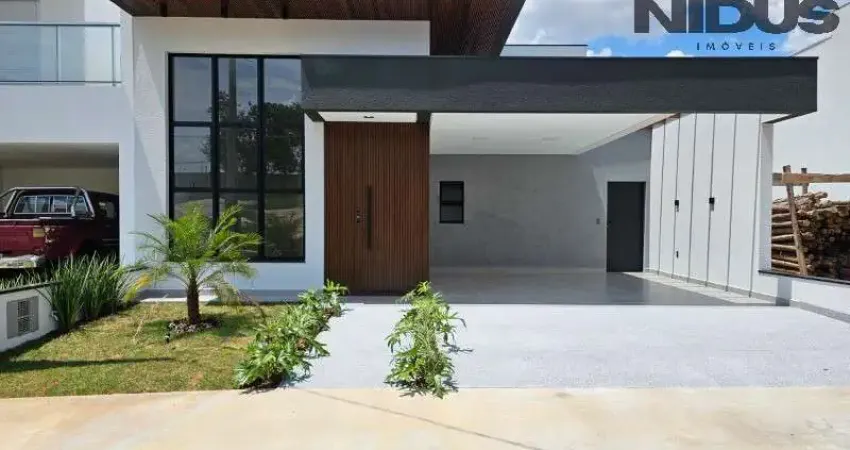 Casa em Condomínio de Luxo em Sorocaba-SP 3 Quartos, 3 Suítes, 2 Salas Condomínio Residencial Flores 176,49m² 4 Vagas