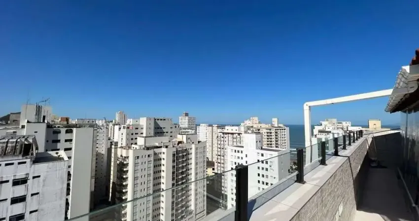 COBERTURA REFORMADA 1 QUADRA DA PRAIA, COM 4 DORMITÓRIOS SENDO 2 SUÍTES