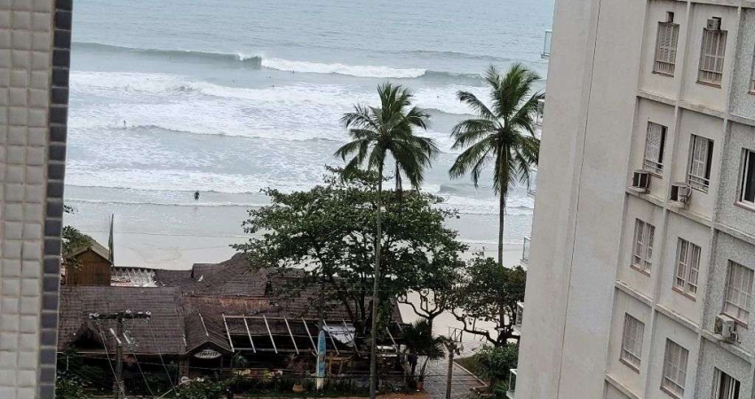 PITANGUEIRAS – NA QUADRA DA PRAIA COM MARAVILHOSA VISTA MAR, VAGA DE GARAGEM DEMARCADA NO PRÉDIO, 95 M² ÚTEIS, CONDONDOMÍNIO BAIXO.