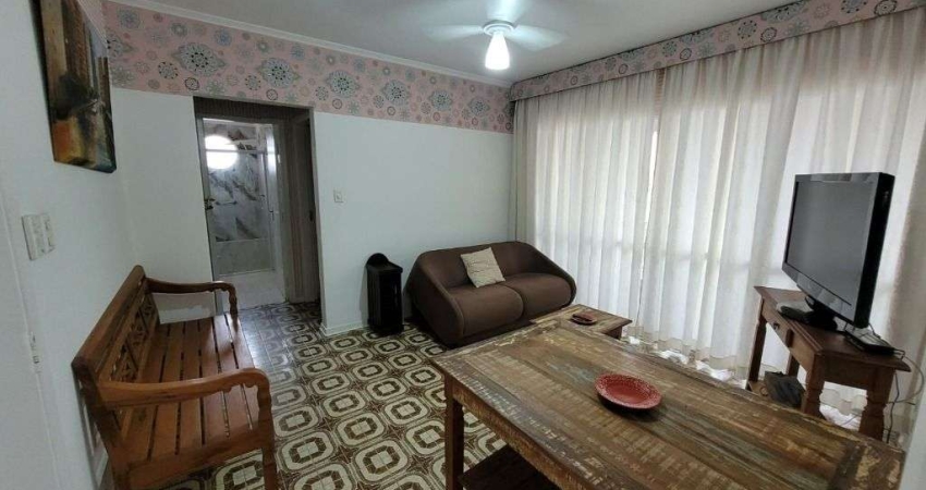 Apartamento com 1 dormitório à venda, 55 m² - Pitangueiras - Guarujá/SP