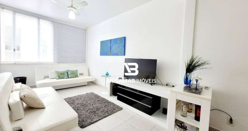 Pitangueiras- uma quadra do com vistinha para a praia , garagem no prédio, totalmente reformado.