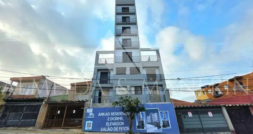 Excelente apartamento térreo, 2 dormitório, sem vaga de garagem com 45m²