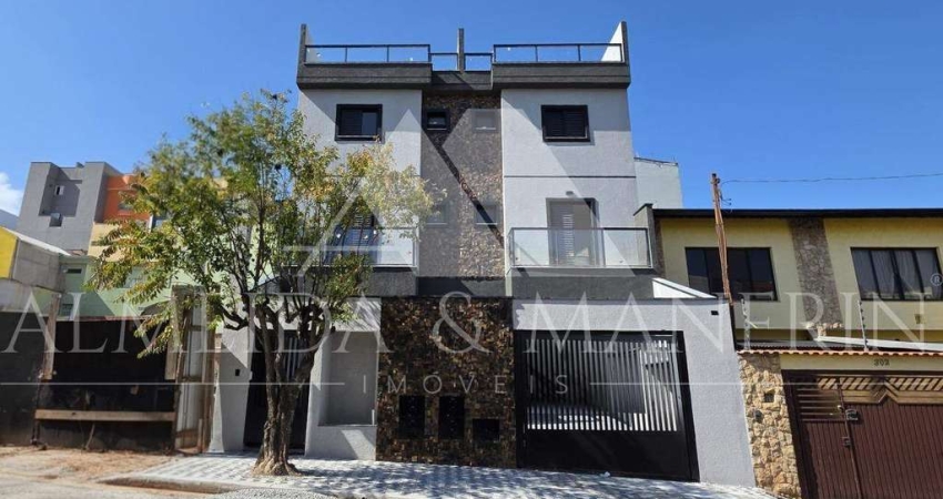 Cobertura Nova | 2 Dormitórios (1 Suíte) | 1 Vaga | Aproximado de 101m² de área livre ideal para seu espaço gourmet