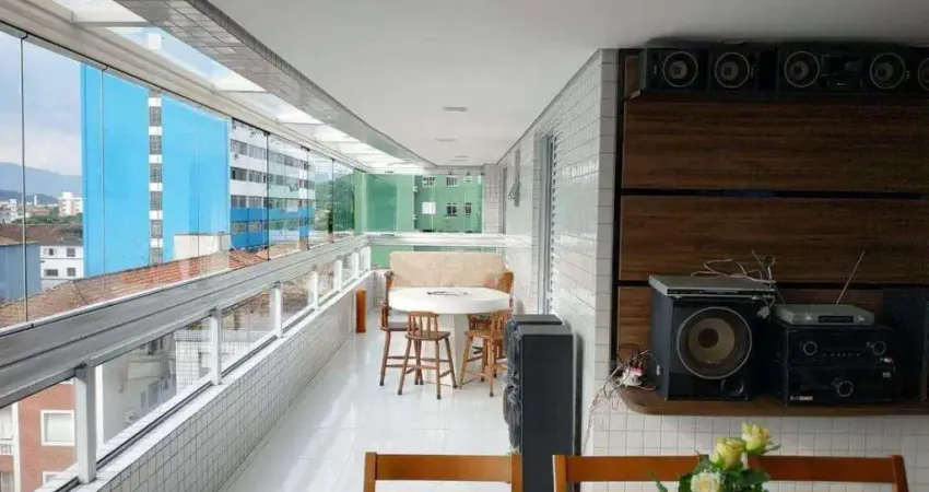 Apartamento Garden para Venda em São Vicente, Centro, 3 dormitórios, 3 suítes, 5 banheiros, 2 vagas