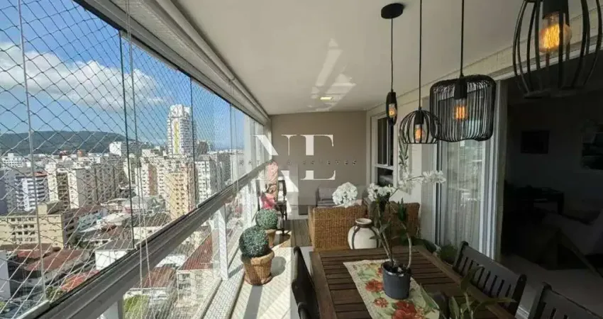 Apartamento para venda em santos, embaré, 3 dormitórios, 3 suítes, 5 banheiros, 2 vagas