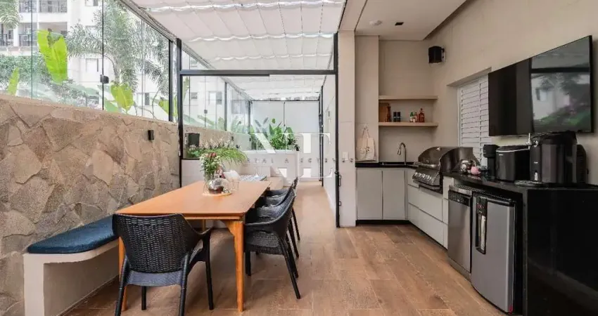 Apartamento garden para venda em santos, marapé, 3 dormitórios, 1 suíte, 3 banheiros, 2 vagas