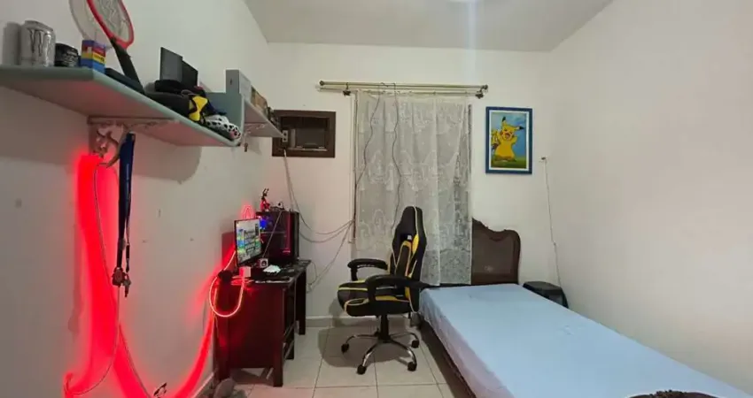 Casa sobreposta para venda em santos, boqueirão, 3 dormitórios, 2 banheiros, 2 vagas