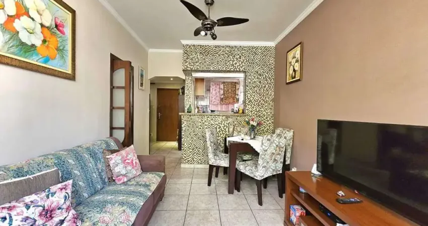 Apartamento para venda em santos, josé menino, 1 dormitório, 1 suíte, 1 banheiro, 1 vaga