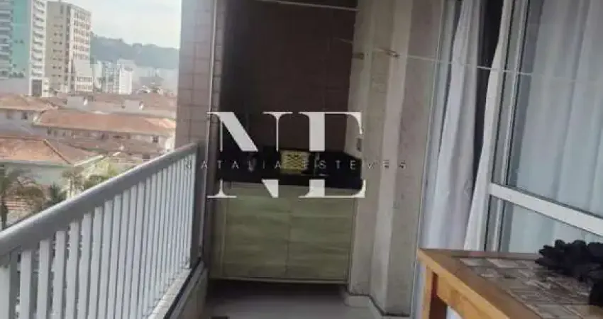 Apartamento para venda em santos, encruzilhada, 3 dormitórios, 1 suíte, 3 banheiros, 1 vaga