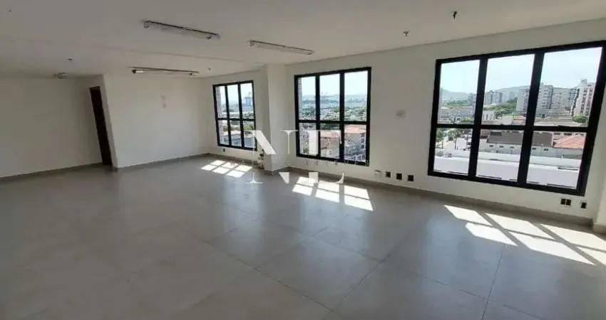 Sala comercial para locação em santos, boqueirão, 1 dormitório, 1 banheiro, 1 vaga