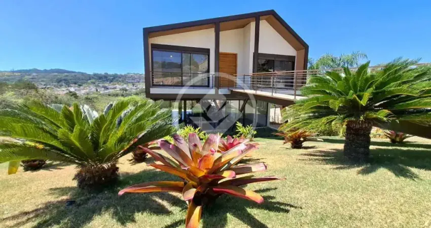 Residência nova de alto padrão em vinhedo, com projeto arquitetônico exclusivo, 4 suítes, design contemporâneo e sofisticação em cada detalhe. codigo: 142213