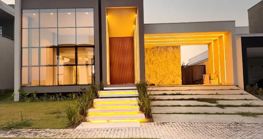 Casa térrea no condomínio jardins amsterdã cajupiranga r$1.299,000