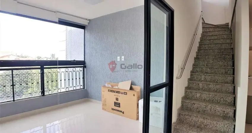 Cobertura para alugar com 3 suites com armarios planejados , varanda gourmet , em vinhedo sp