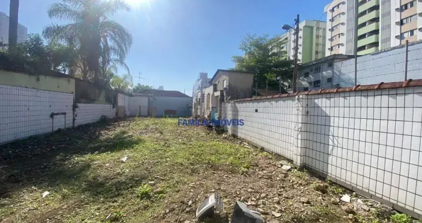 Terreno à venda na Avenida Senador Feijó, --, Vila Mathias, Santos
