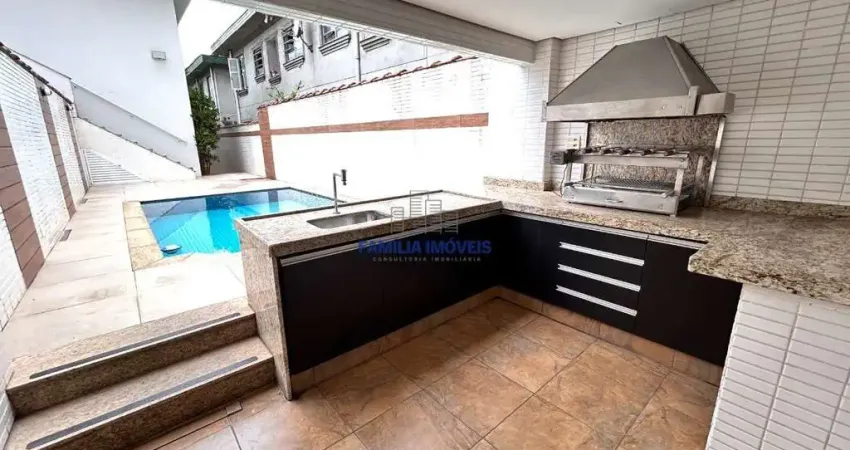 Casa em condomínio fechado com 3 quartos para alugar na Rua Dom Lara, --, Boqueirão, Santos