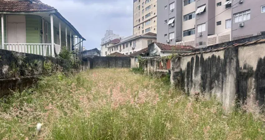 Terreno comercial para alugar na Rua Visconde de Cayru, --, Campo Grande, Santos