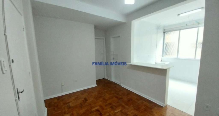 Apartamento com 1 quarto para alugar na Rua Galeão Carvalhal, --, Gonzaga, Santos