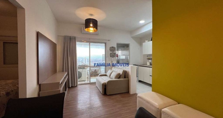 Apartamento com 1 quarto para alugar na Avenida Conselheiro Nébias, --, Boqueirão, Santos