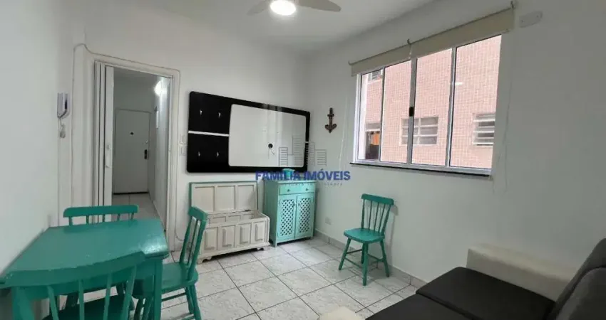 Apartamento com 1 quarto para alugar na Rua Galeão Carvalhal, --, Gonzaga, Santos
