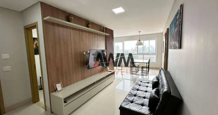 Apartamento mobiliado com 2 dormitórios para alugar, 72 m² - Setor Marista - Goiânia/GO