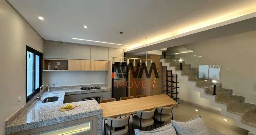 Sobrado com 3 Suites em condominio fechado à venda, 173 m² por R$ 999.000 - Setor Jaó - Goiânia/GO