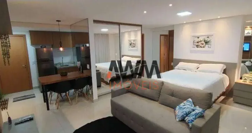 Apartamento mobiliado com 1 quarto à venda, 42 m²- Setor Oeste - Goiânia/GO