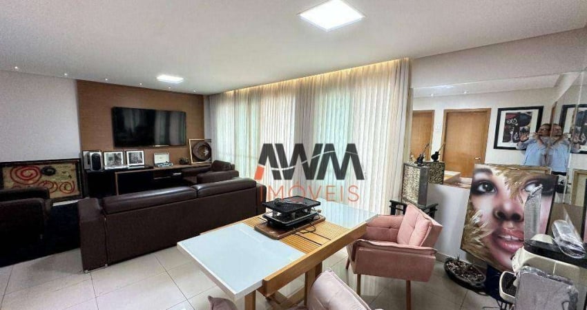Apartamento 3 suites com ou sem mobilia, 2 vagas para alugar, 117 m² - Serrinha - Goiânia/GO