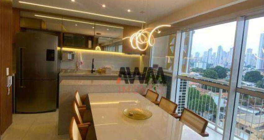 Apartamento Mobiliado 3 Quartos à venda, 78 m² por R$ 790.000 - Setor Coimbra - Goiânia/GO