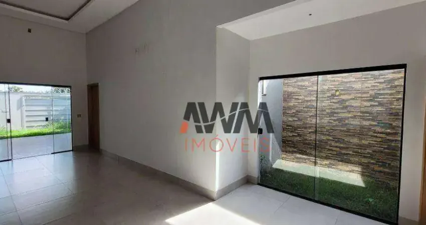 Casa com 3 Quartos à venda, 126 m² por R$ 500.000 - Residencial Solar Central Park - Aparecida de Goiânia/GO